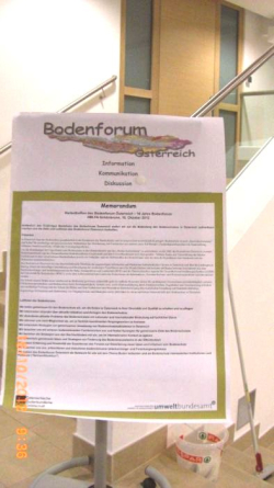 Bodenforum Memorandum - © Umweltbundesamt